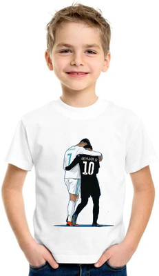 Solo Gift Baby Boys & Baby Girls Printed Polyester Regular T Shirt(White, Pack of 1)