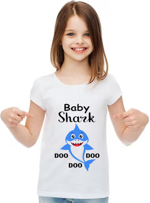 Solo Gift Baby Boys & Baby Girls Printed Polyester Regular T Shirt(White, Pack of 1)