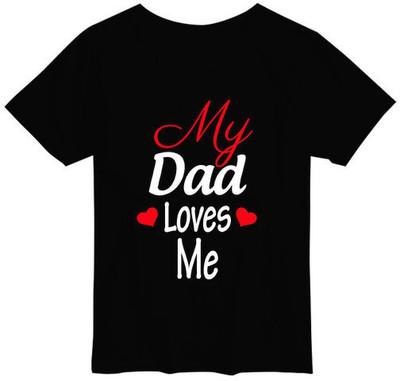 RAINBOWTEES Baby Boys & Baby Girls Printed Pure Cotton Regular T Shirt(Black, Pack of 1)