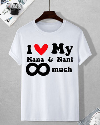 KPPRINT Boys Printed Cotton Blend Regular T Shirt(White, Pack of 1)