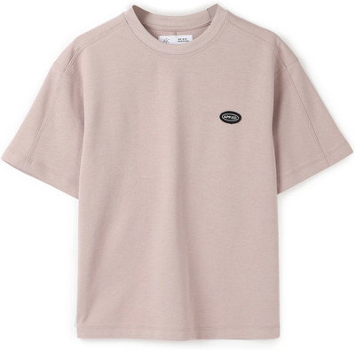 Alan Jones Boys Solid Cotton Blend Oversized T Shirt(Pink, Pack of 1)