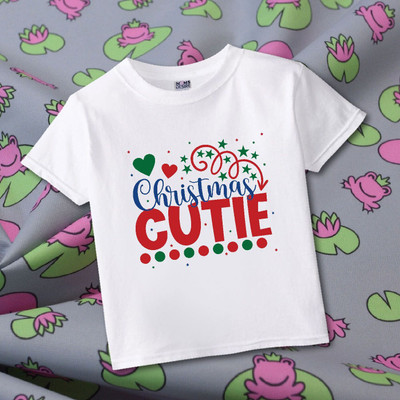 MOMS DESIRE Baby Boys & Baby Girls Self Design Cotton Blend Regular T Shirt(White, Pack of 1)