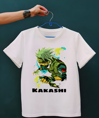 ANIMES Baby Boys & Baby Girls Typography, Printed Polyester Regular T Shirt(White, Pack of 1)