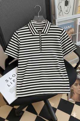 Try This Boys Colorblock Cotton Blend Regular T Shirt(Black, Multicolor, Pack of 1)