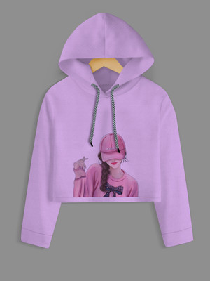 ZENWREN Full Sleeve Color Block Girls Sweatshirt