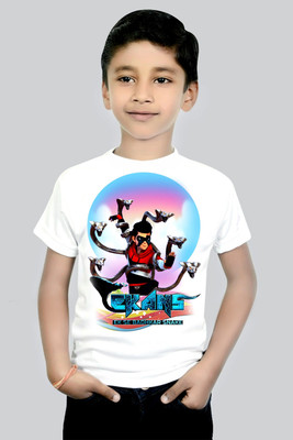 RIvoPrints Baby Boys & Baby Girls Solid Cotton Blend Regular T Shirt(White, Pack of 1)