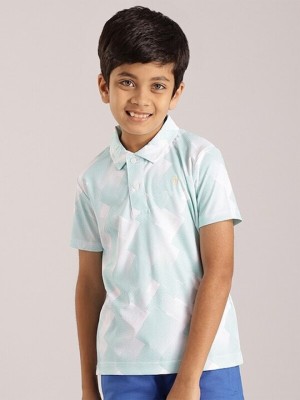 INDIAN TERRAIN Boys Printed Polyester T Shirt(Green, Pack of 1)