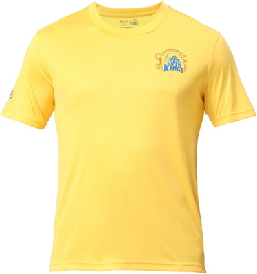 playR Boys & Girls Graphic Print Polyester Regular T Shirt(Yellow, Pack of 1)