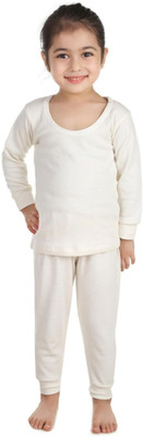 BODYSHINE Top - Pyjama Set For Baby Boys & Baby Girls(White, Pack of 1)