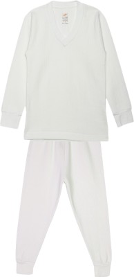 Dollar Ultra Top - Pyjama Set For Boys & Girls(White, Pack of 1)