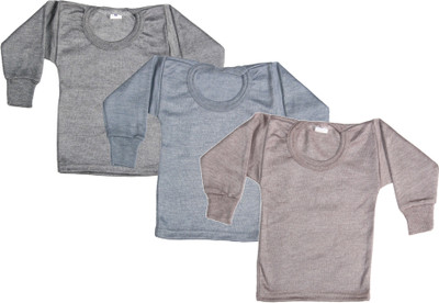 KETKAR Top For Baby Boys & Baby Girls(Multicolor, Pack of 3)