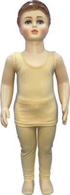 Selfcare Top - Pyjama Set For Baby Boys & Baby Girls(Beige, Pack of 1)