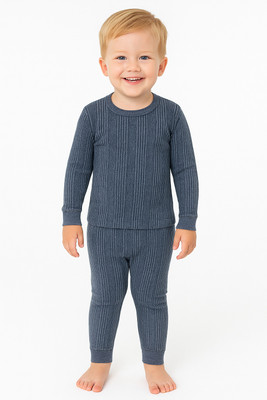 HIMYUG Top - Pyjama Set For Boys & Girls(Dark Blue, Pack of 1)