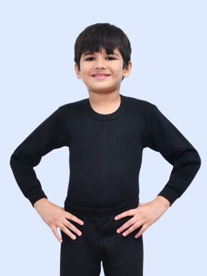 Lux Parker Top For Boys(Black, Pack of 1)