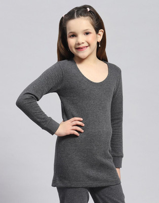AJ Hosiery Top - Pyjama Set For Boys & Girls(Black, Pack of 1)