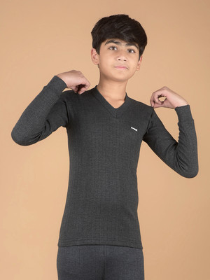 Dollar Top For Boys(Grey, Pack of 1)