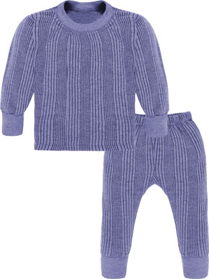HoBsuns Top - Pyjama Set For Baby Boys & Baby Girls(Grey, Pack of 1)