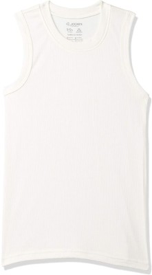 JOCKEY Top For Boys & Girls(White, Pack of 1)