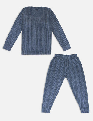 ALLWAYZ Top - Pyjama Set For Boys & Girls(Grey, Pack of 2)