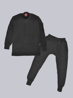 Lux Cottswool Top - Pyjama Set For Boys(Black, Pack of 1)