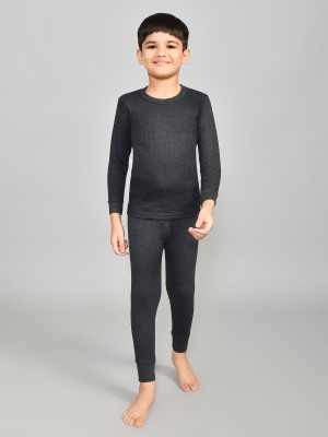 Lux Parker Top - Pyjama Set For Boys(Grey, Pack of 1)