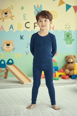 EUER Top - Pyjama Set For Boys(Blue, Pack of 1)