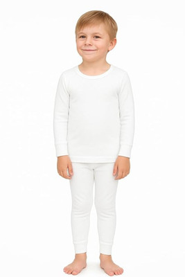 minmum Top - Pyjama Set For Boys & Girls(White, Pack of 1)