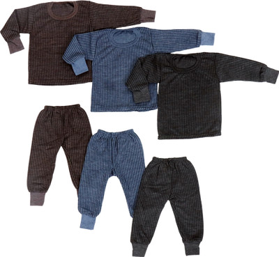 house of common Top - Pyjama Set For Baby Boys & Baby Girls(Multicolor, Pack of 6)