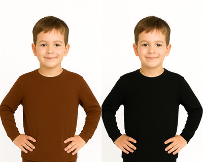 FAIQA Top For Boys & Girls(Multicolor, Pack of 2)