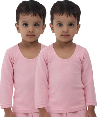 Selfcare Top For Baby Boys & Baby Girls(Pink, Pack of 2)