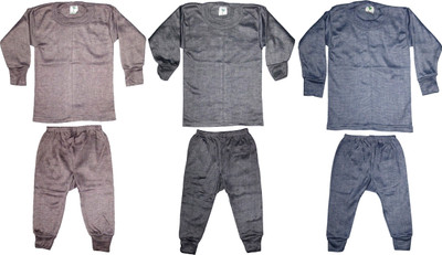 SaiB Top - Pyjama Set For Baby Boys & Baby Girls(Multicolor, Pack of 3)