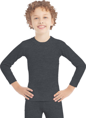 BodyCare Top For Baby Boys(Grey, Pack of 1)