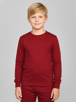 LUX COTT'S WOOL Top For Boys(Maroon, Pack of 1)