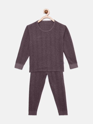 PIBU Top - Pyjama Set For Baby Boys & Baby Girls(Maroon, Pack of 1)
