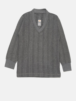 Dollar Ultra Top For Boys & Girls(Grey, Pack of 1)