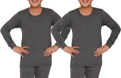 Careplus Top For Boys(Grey, Pack of 2)
