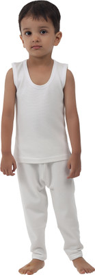 Selfcare Top - Pyjama Set For Baby Boys & Baby Girls(White, Pack of 1)