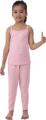 Selfcare Top - Pyjama Set For Girls(Pink, Pack of 1)