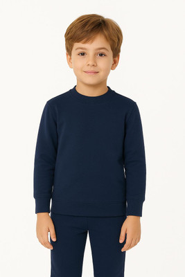 UNDERLOOP Top - Pyjama Set For Boys & Girls(Blue, Pack of 1)