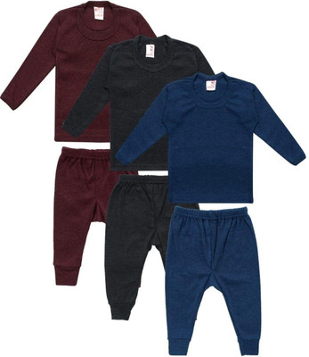 Sannutrendzz Top - Pyjama Set For Baby Boys & Baby Girls(Multicolor, Pack of 2)