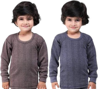Pd creations Top For Baby Boys & Baby Girls(Multicolor, Pack of 2)