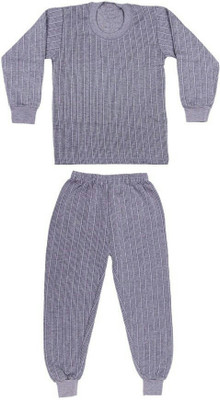 Careplus Top - Pyjama Set For Girls(Grey)