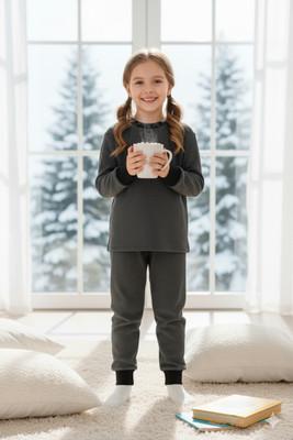 Star Fox Top - Pyjama Set For Girls(Black, Pack of 1)