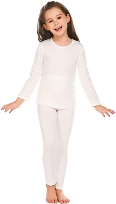 Mahi Fashion Top - Pyjama Set For Boys & Girls(White, Pack of 1)