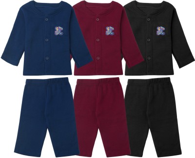 Amul Top - Pyjama Set For Baby Boys & Baby Girls(Multicolor, Pack of 3)