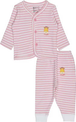 BodyCare Top - Pyjama Set For Baby Boys & Baby Girls(Multicolor, Pack of 1)
