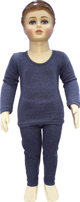Selfcare Top - Pyjama Set For Baby Boys & Baby Girls(Blue, Pack of 1)