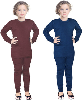 IRCON Top - Pyjama Set For Boys & Girls(Blue, Pack of 2)