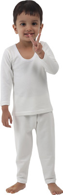 Selfcare Top - Pyjama Set For Baby Boys & Baby Girls(White, Pack of 1)