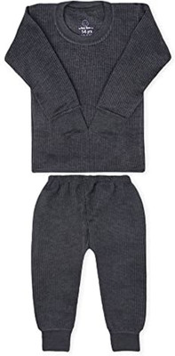 SDGP Top - Pyjama Set For Boys & Girls(Grey, Pack of 1)